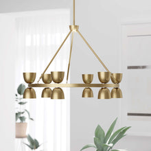 Load image into Gallery viewer, Baland LED Chandelier in dining room.
