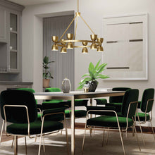 Load image into Gallery viewer, Baland LED Chandelier in dining room.
