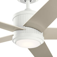 Load image into Gallery viewer, Brahm LED Ceiling Fan in Detail.
