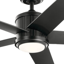 Load image into Gallery viewer, Brahm LED Ceiling Fan in Detail.

