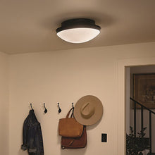 Load image into Gallery viewer, Bretta Flush Mount Ceiling Light in living room.
