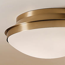 Load image into Gallery viewer, Bretta Flush Mount Ceiling Light in Detail.

