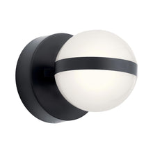 Load image into Gallery viewer, Brettin LED Bath Wall Light in Matte Black.
