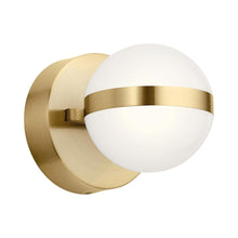 Load image into Gallery viewer, Brettin LED Bath Wall Light in Champagne Gold.
