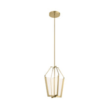 Load image into Gallery viewer, Calters LED Pendant Light in Small/Champagne Gold.
