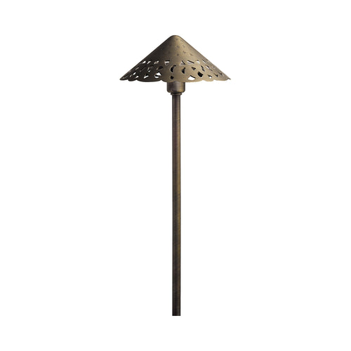 Cast Hammered Roof LED Path Light.