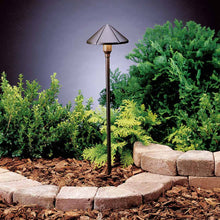 Load image into Gallery viewer, Center Mount LED Path Light in Outside Area.
