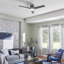 Load image into Gallery viewer, Chiara LED Ceiling Fan in living room.
