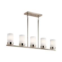 Load image into Gallery viewer, Ciona Linear Pendant Light in Detail.
