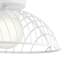 Load image into Gallery viewer, Clevo LED Semi Flush Ceiling Light in Detail.
