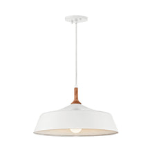 Load image into Gallery viewer, Danika Pendant Light in White.
