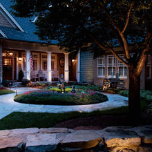 Load image into Gallery viewer, Dome LED Path Light in Outside Area.
