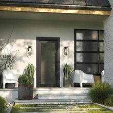 Load image into Gallery viewer, Drega Outdoor LED Wall Light in Outside Area.
