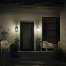 Load image into Gallery viewer, Drega Outdoor LED Wall Light in Outside Area.
