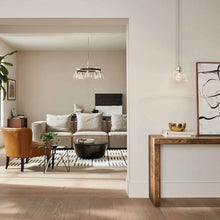 Load image into Gallery viewer, Eastmont Chandelier in living room.
