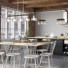 Load image into Gallery viewer, Eastmont Linear Chandelier in dining room.
