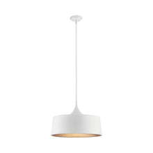 Load image into Gallery viewer, Elias Outdoor LED Convertible Pendant Light in Large/White.
