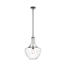 Load image into Gallery viewer, Everly Bell Pendant Light in Bell/Olde Bronze/Clear Glass (Large).
