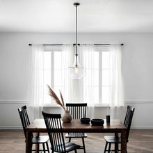 Load image into Gallery viewer, Everly Bell Pendant Light in dining room.
