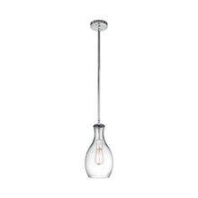 Load image into Gallery viewer, Everly Hourglass Pendant Light in Teardrop/Chrome (Small).
