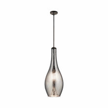 Load image into Gallery viewer, Everly Teardrop Pendant Light in Olde Bronze/Mercury Glass (Large).
