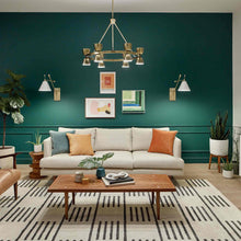 Load image into Gallery viewer, Finnick Wall Light in living room.
