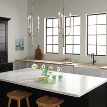 Load image into Gallery viewer, Florence Mini Chandelier in dining room.
