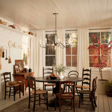 Load image into Gallery viewer, Freesia Chandelier in dining room.
