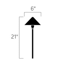Load image into Gallery viewer, Fundamentals LED Path Light - line drawing.
