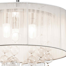 Load image into Gallery viewer, Imbuia Semi Flush Mount Ceiling Light in Detail.
