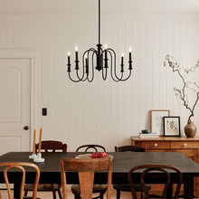 Load image into Gallery viewer, Karthe Chandelier in dining room.
