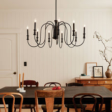 Load image into Gallery viewer, Karthe Chandelier in dining room.
