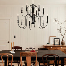 Load image into Gallery viewer, Karthe Chandelier in dining room.
