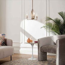 Load image into Gallery viewer, Kimrose Chandelier in living room.

