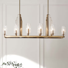 Load image into Gallery viewer, Kimrose Linear Pendant Light in Detail.
