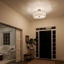 Load image into Gallery viewer, Lacey Semi Flush Mount Ceiling Light in living room.
