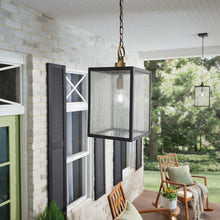 Load image into Gallery viewer, Lahden Outdoor Pendant Light in Outside Area.
