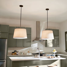 Load image into Gallery viewer, Marika Pendant Light in dining room.
