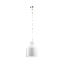 Load image into Gallery viewer, Montauk Pendant Light in White.
