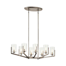 Load image into Gallery viewer, Nye Oval Chandelier in Classic Pewter.
