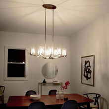 Load image into Gallery viewer, Nye Oval Chandelier in living room.
