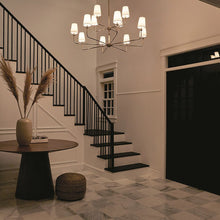Load image into Gallery viewer, Pallas Chandelier in living room.
