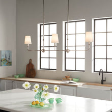 Load image into Gallery viewer, Pallas Linear Pendant Light in kitchen.
