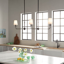 Load image into Gallery viewer, Pallas Linear Pendant Light in kitchen.
