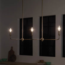 Load image into Gallery viewer, Pallas Linear Pendant Light in Details.
