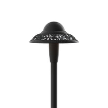Load image into Gallery viewer, Pierced Dome LED Path Light in Detail.
