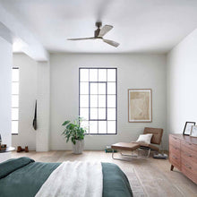 Load image into Gallery viewer, Ridley II LED Ceiling Fan in bathroom.

