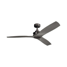 Load image into Gallery viewer, Ried Ceiling Fan in Anvil Iron.
