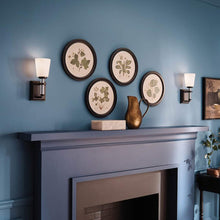 Load image into Gallery viewer, Rosalind Bath Wall Light in living room.

