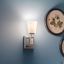 Load image into Gallery viewer, Rosalind Bath Wall Light in Details.
